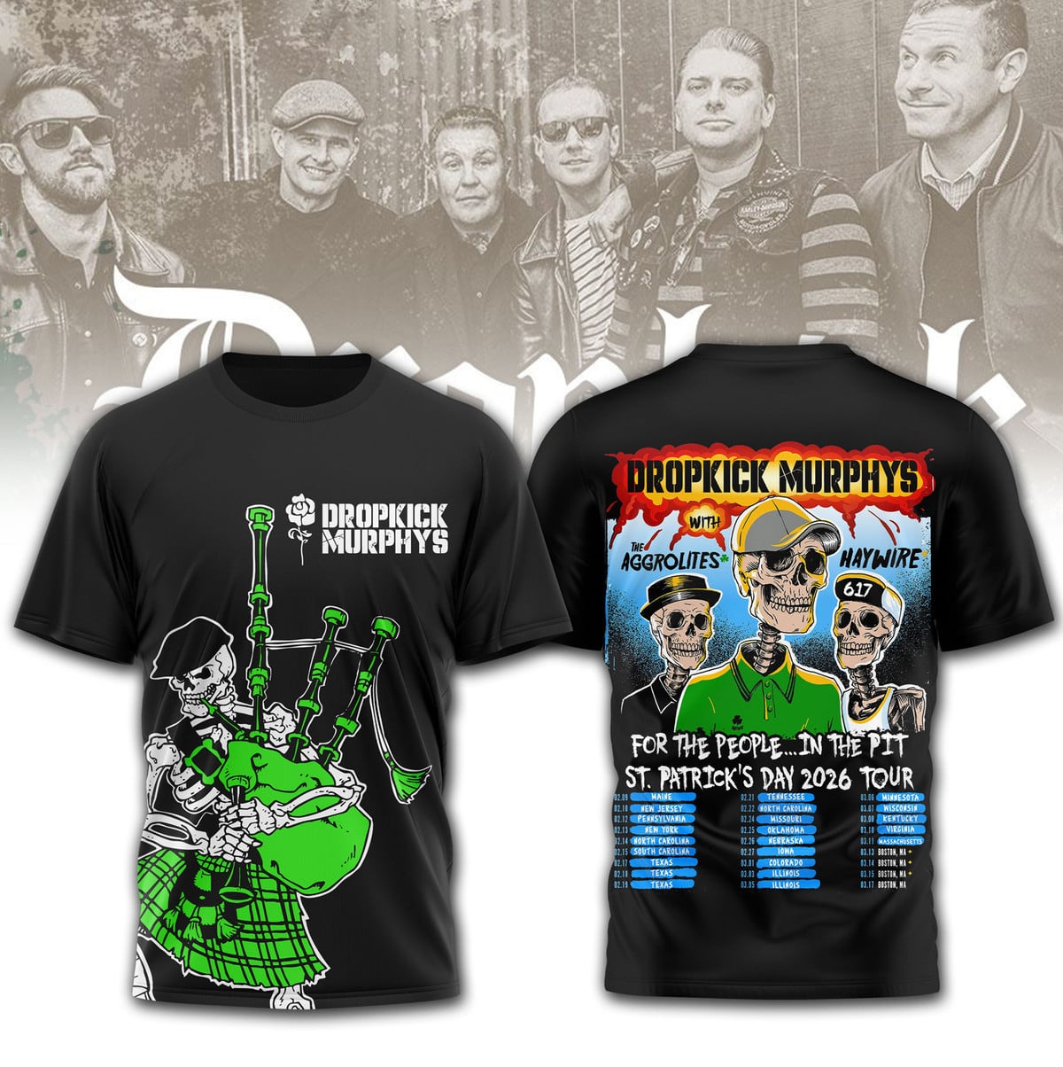 Dropkick Murphys For The People In The Pit Shirt