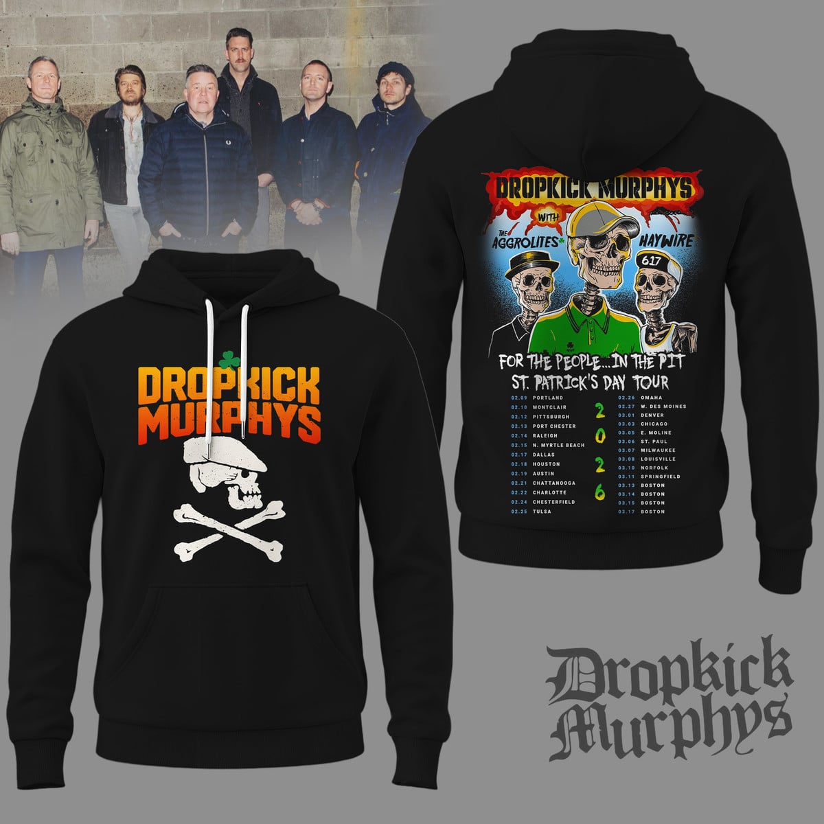 Dropkick Murphys For The People In The Pit Hoodie