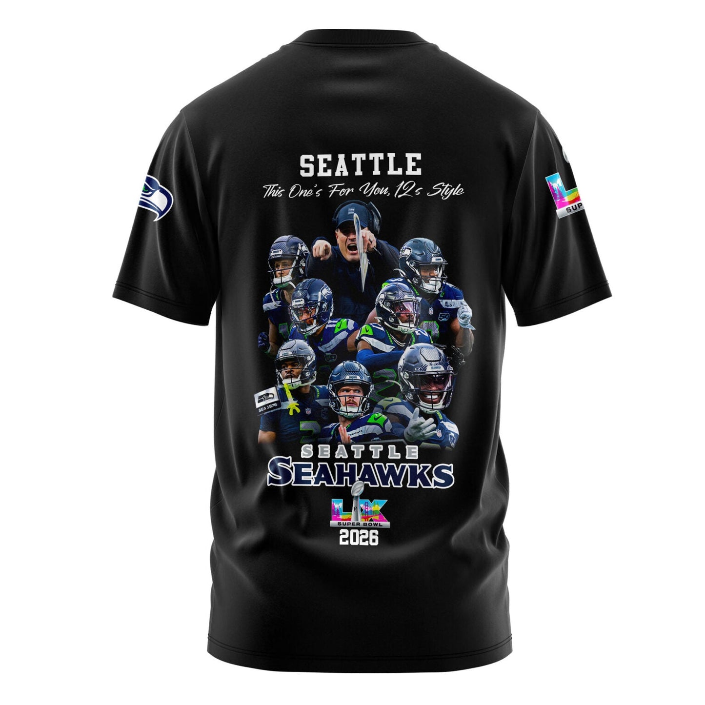 Seattle Seahawks Super Bowl LX Champions Limited Edition T.shirt