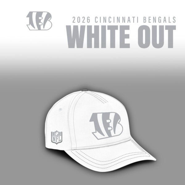 Cincinnati Bengals 2026 White Out Limited Edition Hoodie