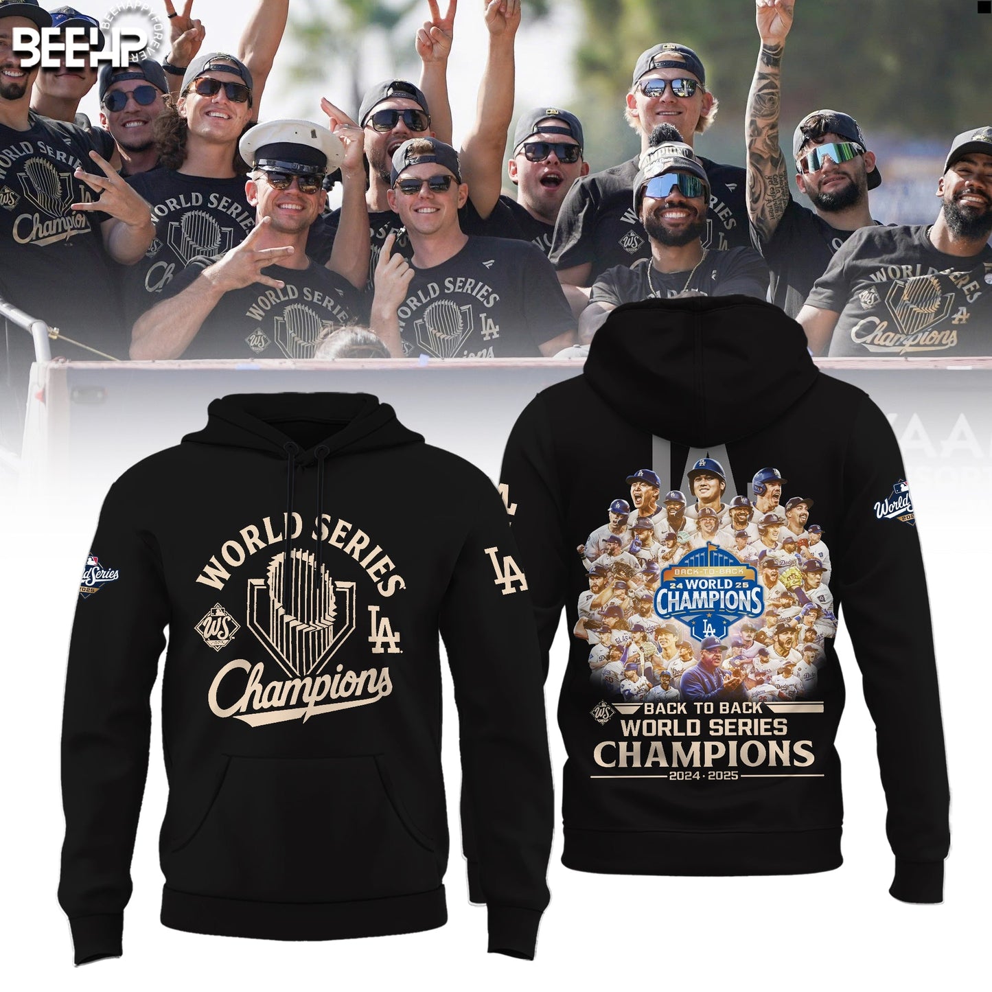LA Dodgers “ 2025 World Series Champions Limited Edition Combo Hoodie