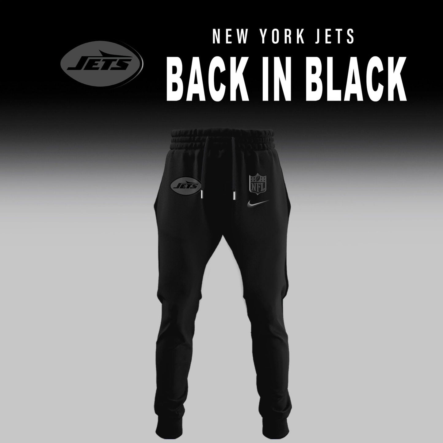 New York Jets 2025 Back In Black Limited Edition Combo TShirt