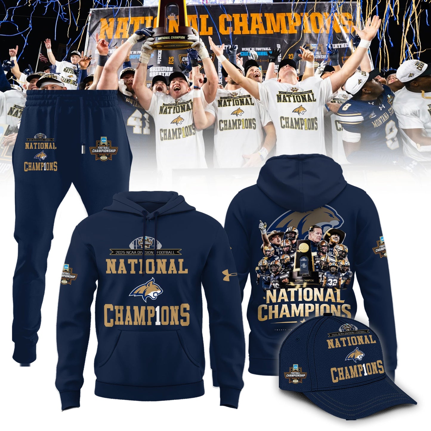 Limited Edition MSU Champions 2026 FCS Hoodie