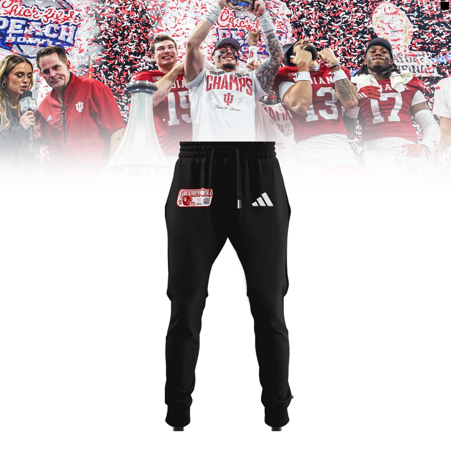 Indiana Hoosiers Peach Bowl Champion 2026 Shirt