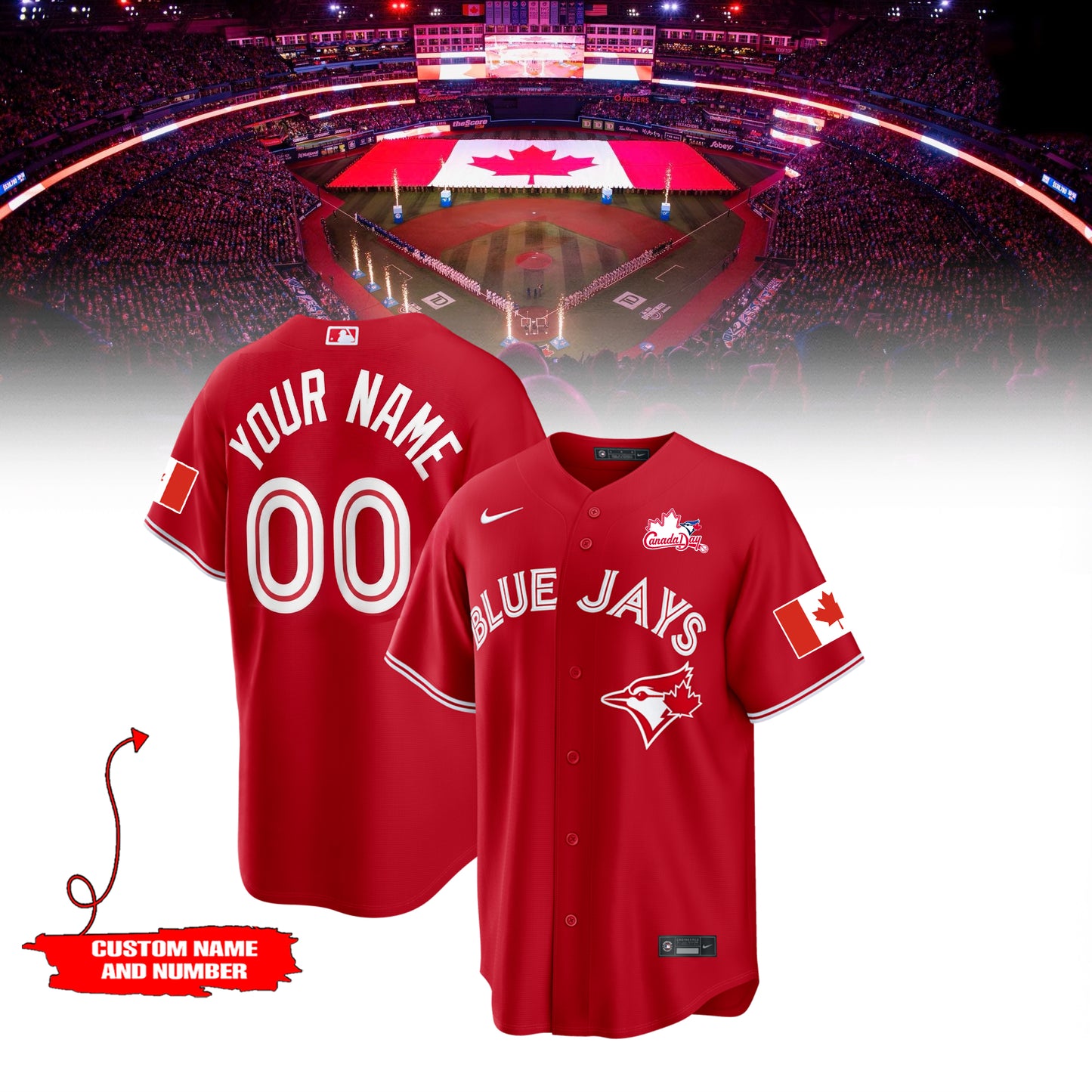 Limited Edition T.B.Jays Canada Day 2026 Special Jersey
