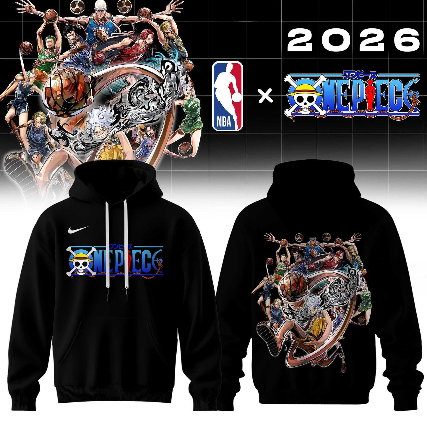 Los Angeles Lakers x One Piece 2026 Uniform