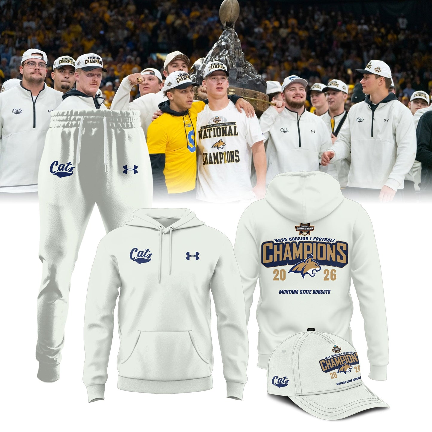 Montana State Bobcats 2025 NCAA FCS Football National Champions Limited Edition Hoodie