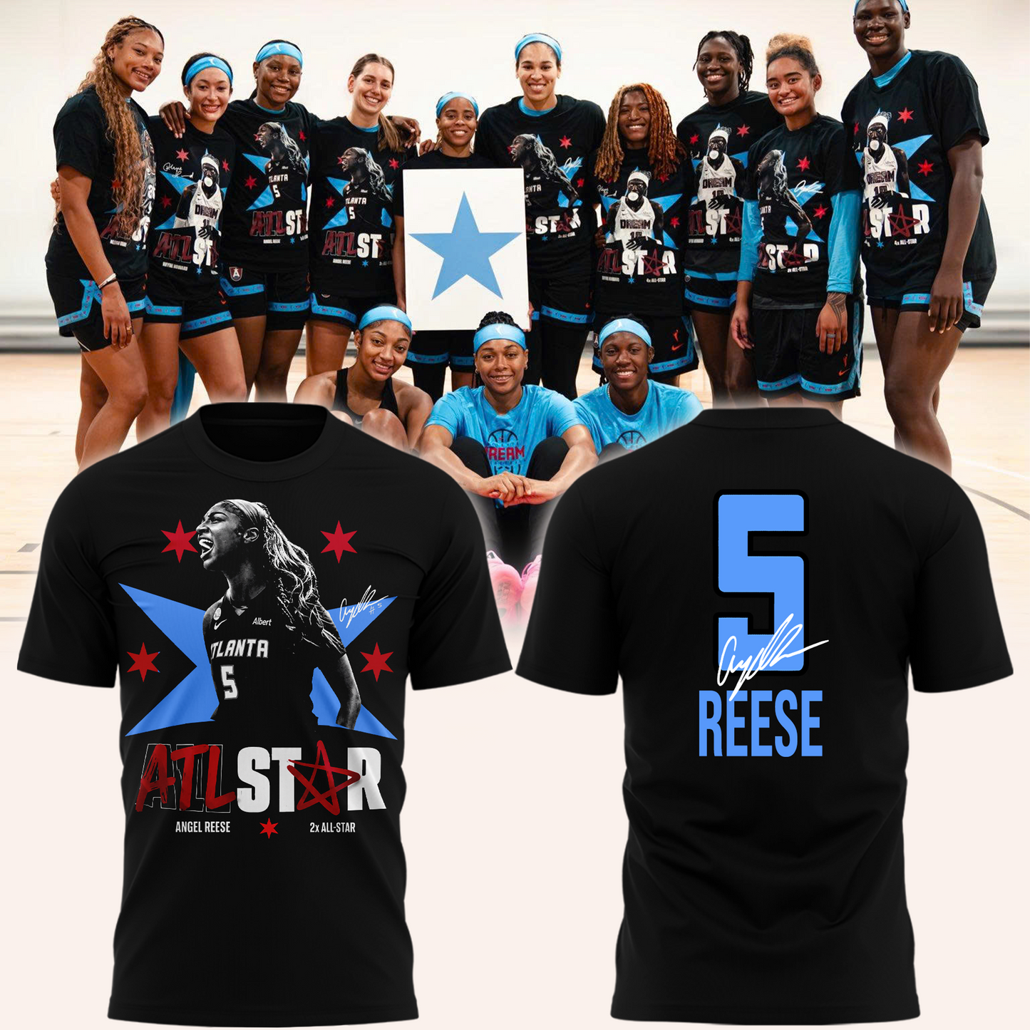 Limited Edition ANGEL REESE 2x ATL Shirt