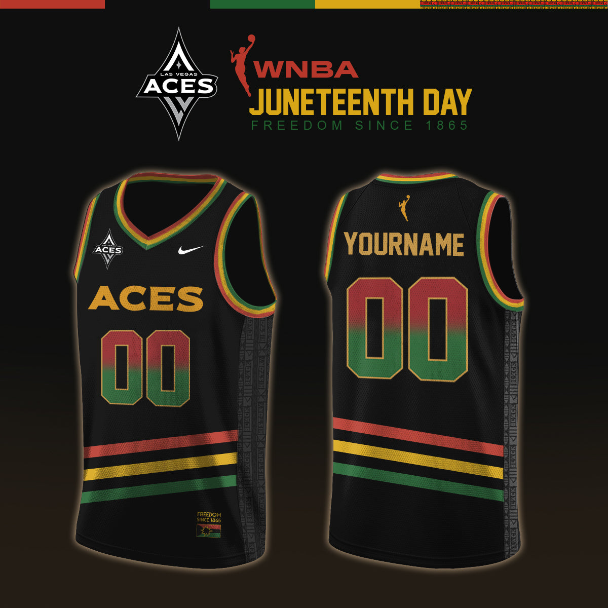 Las Vegas Aces 2026 WNBA x Juneteenth Day Jersey Limited Edition