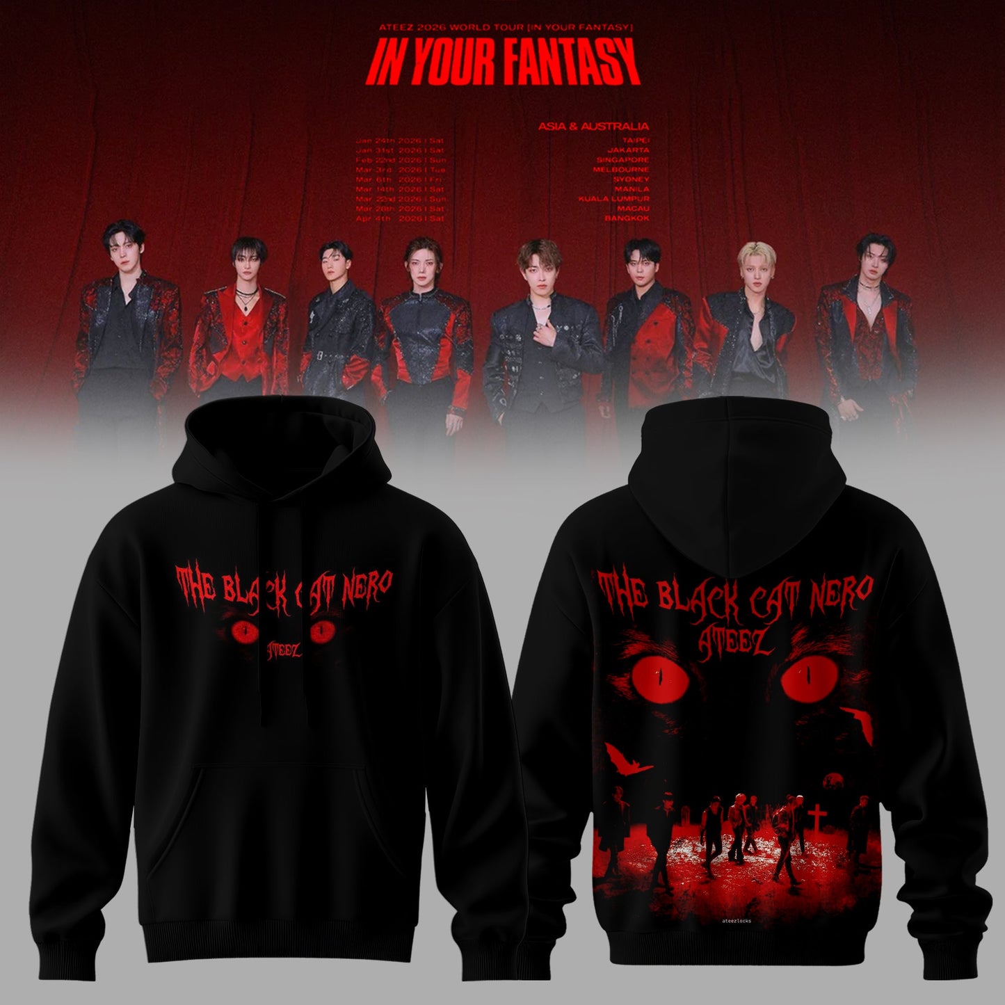Ateez “ In Your Fantasy World Tour 2026