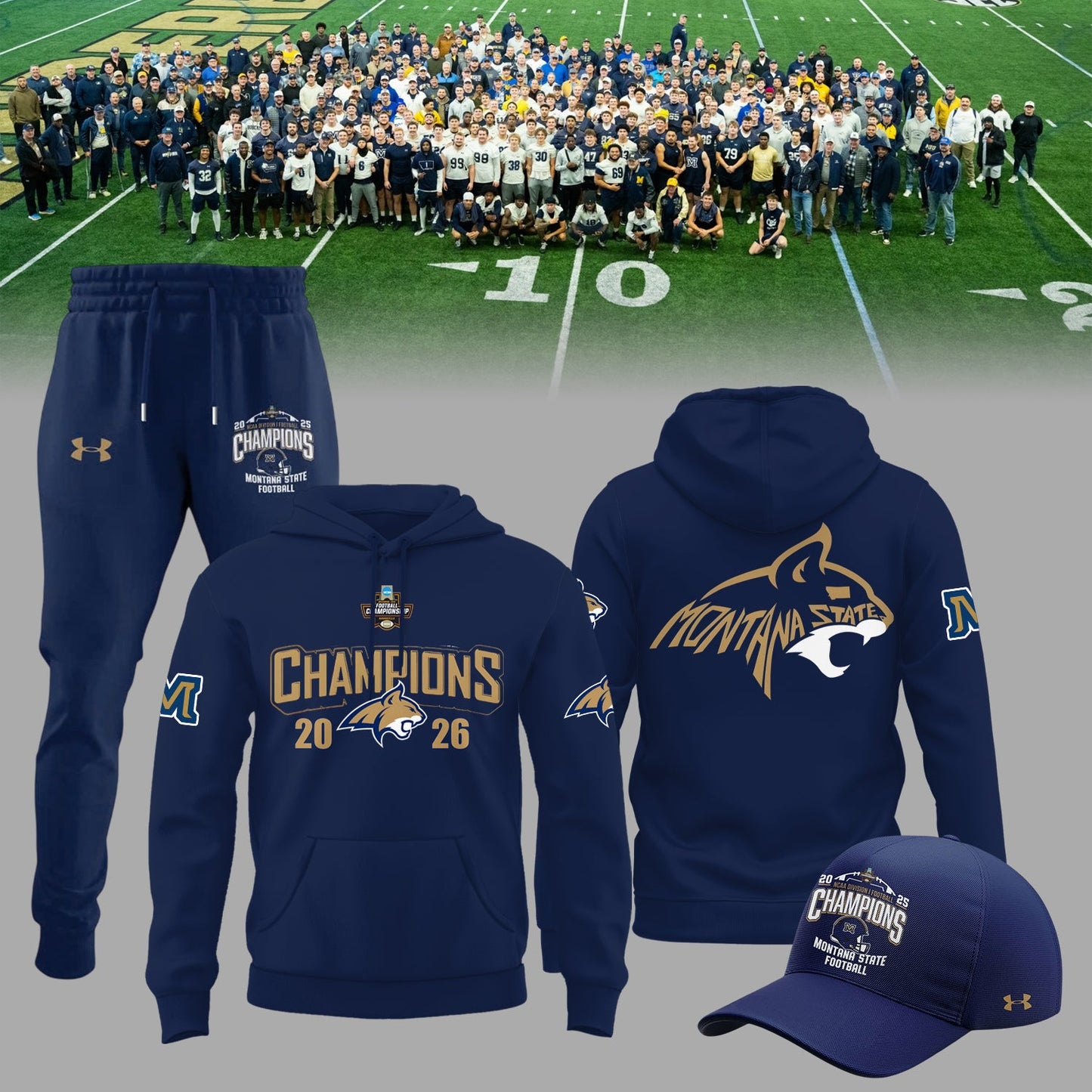 Limited Edition MSU Champions 2026 FCS Hoodie