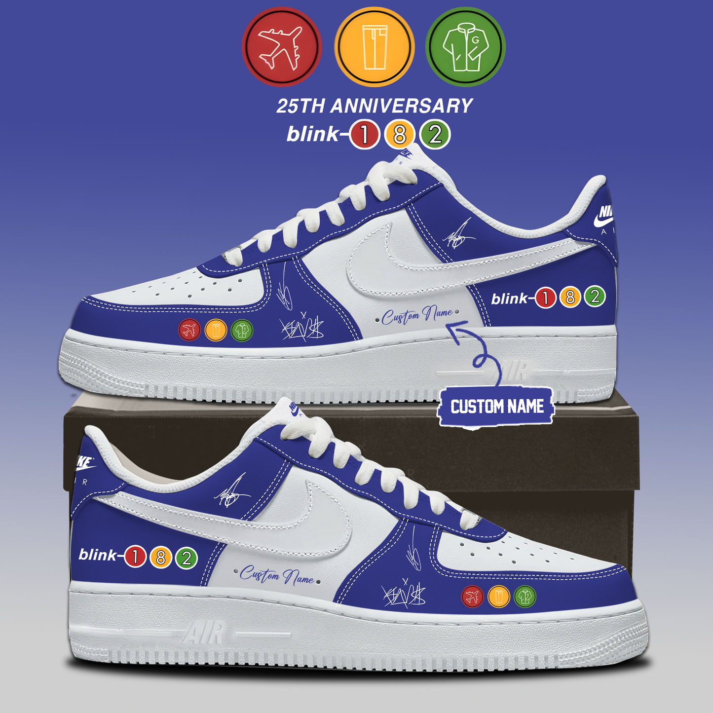 Blink-182 25th Anniversary Signature Collection – Limited Edition Shoes