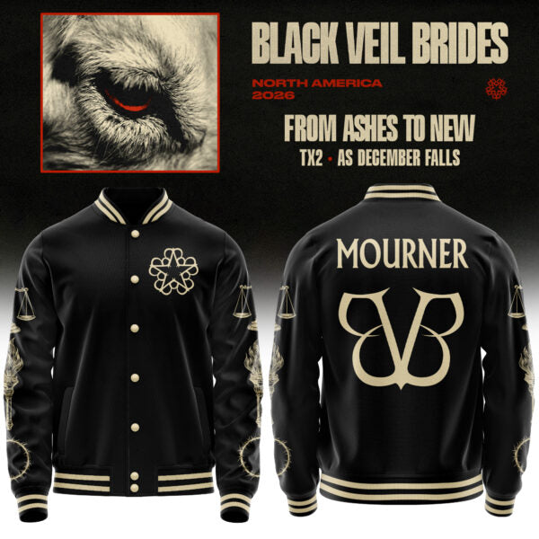 Black Veil Brides “ From Ashes To New Tour (North America 2026) Jacket - MOURNER