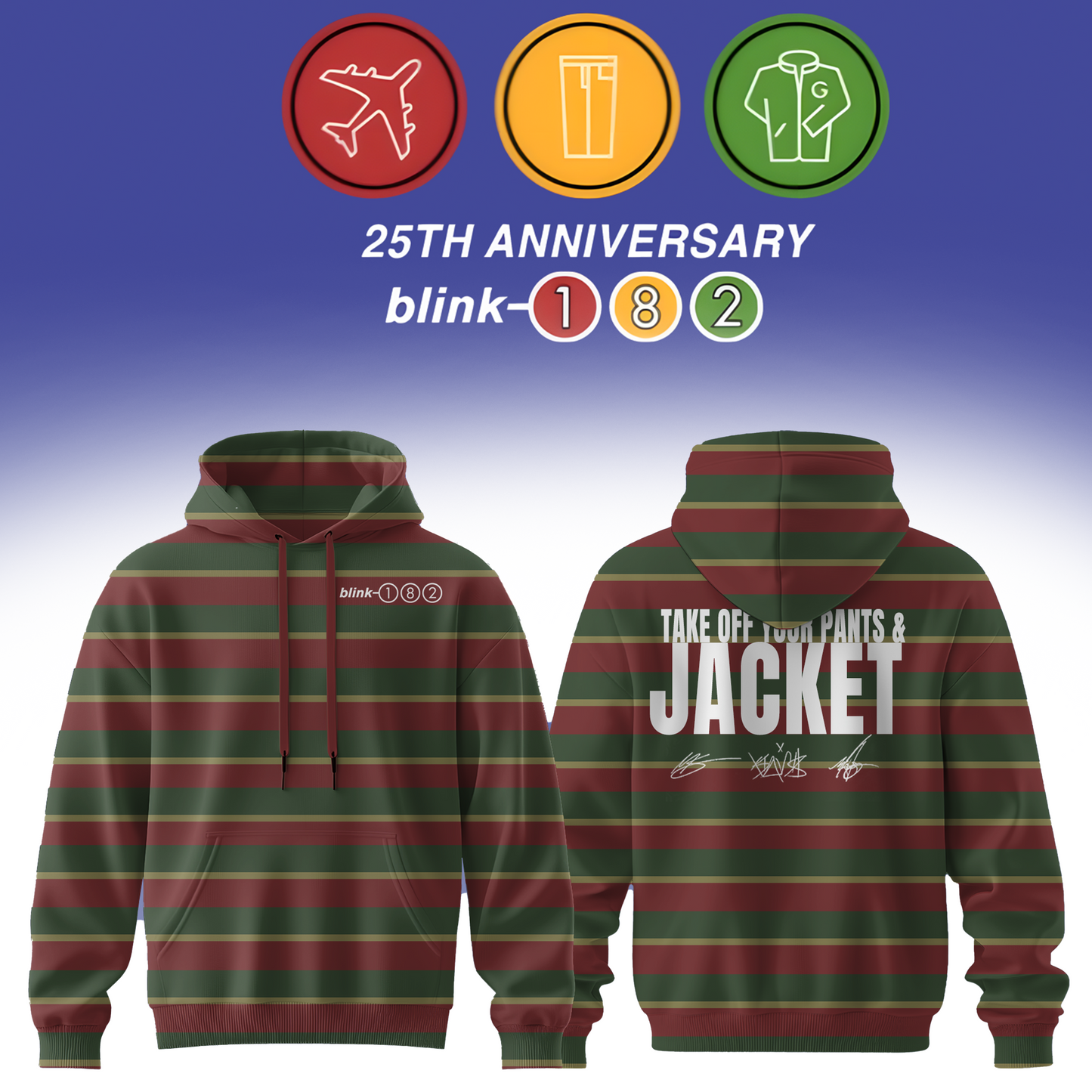 Blink-182 25th Anniversary Signature Collection – Limited Edition Hoodie