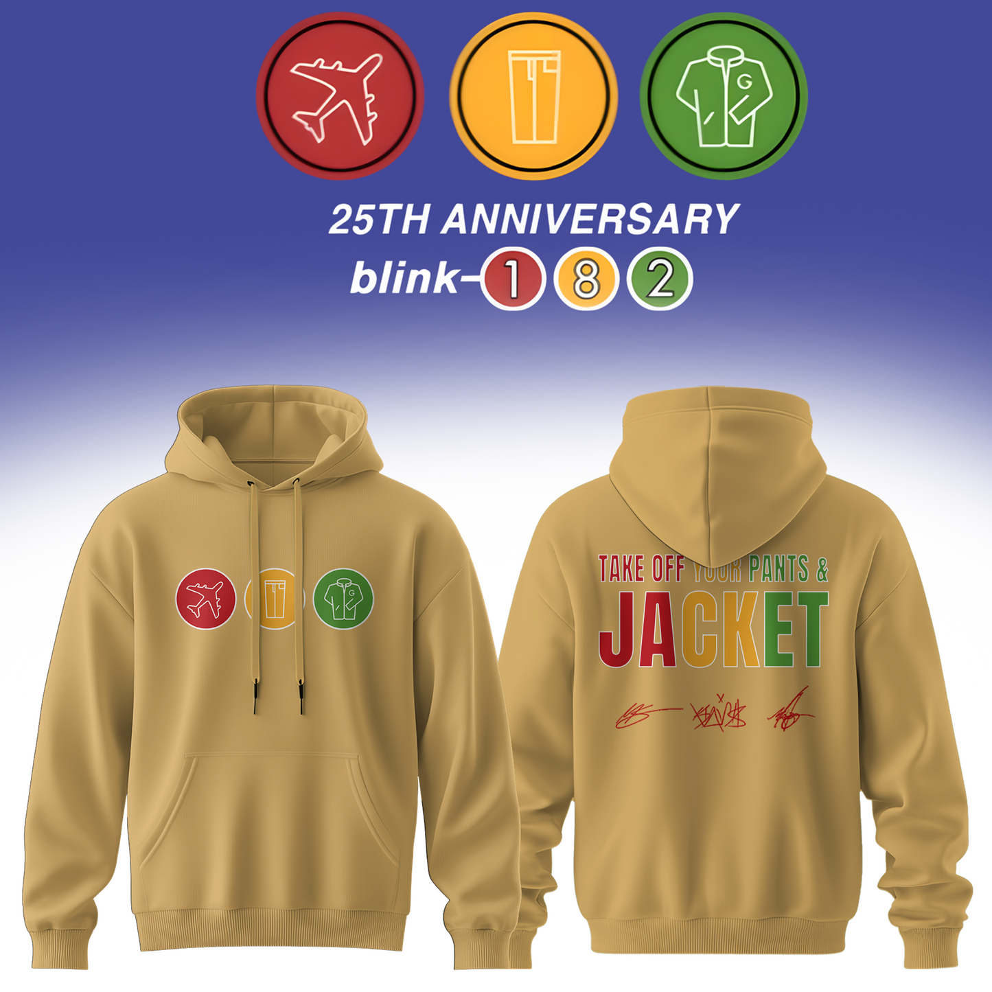 Blink-182 25th Anniversary Signature Collection – Limited Edition Hoodie