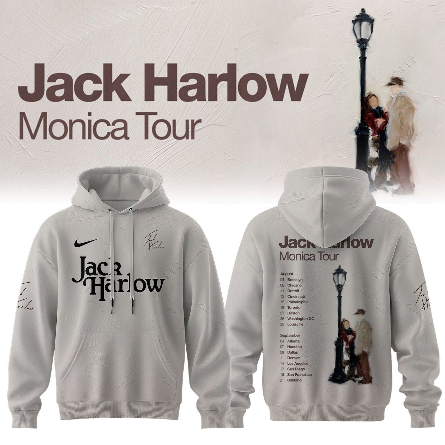 Jack Harlow Monica Tour Merch “ Limited Hoodie