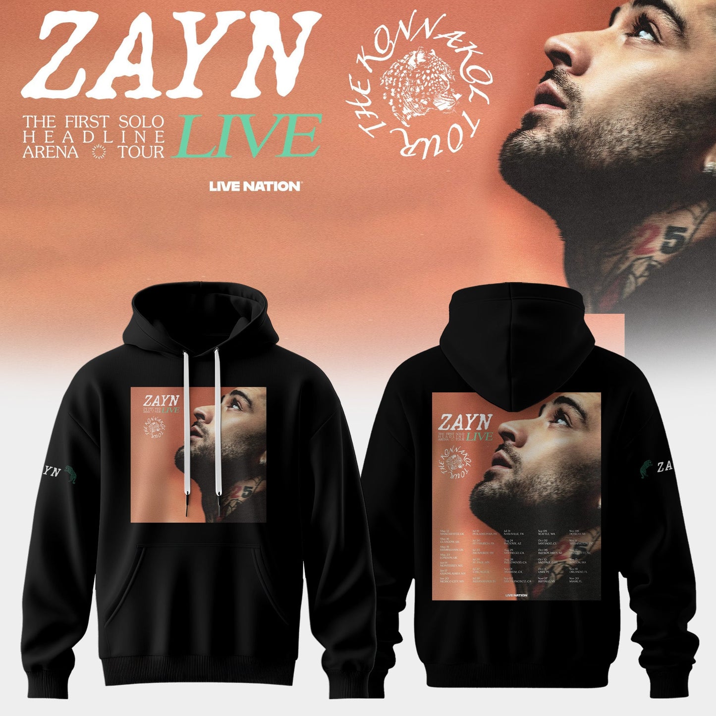 ZAYN “ The First Solo Headline Arena Tour (Live) Limited Hoodie