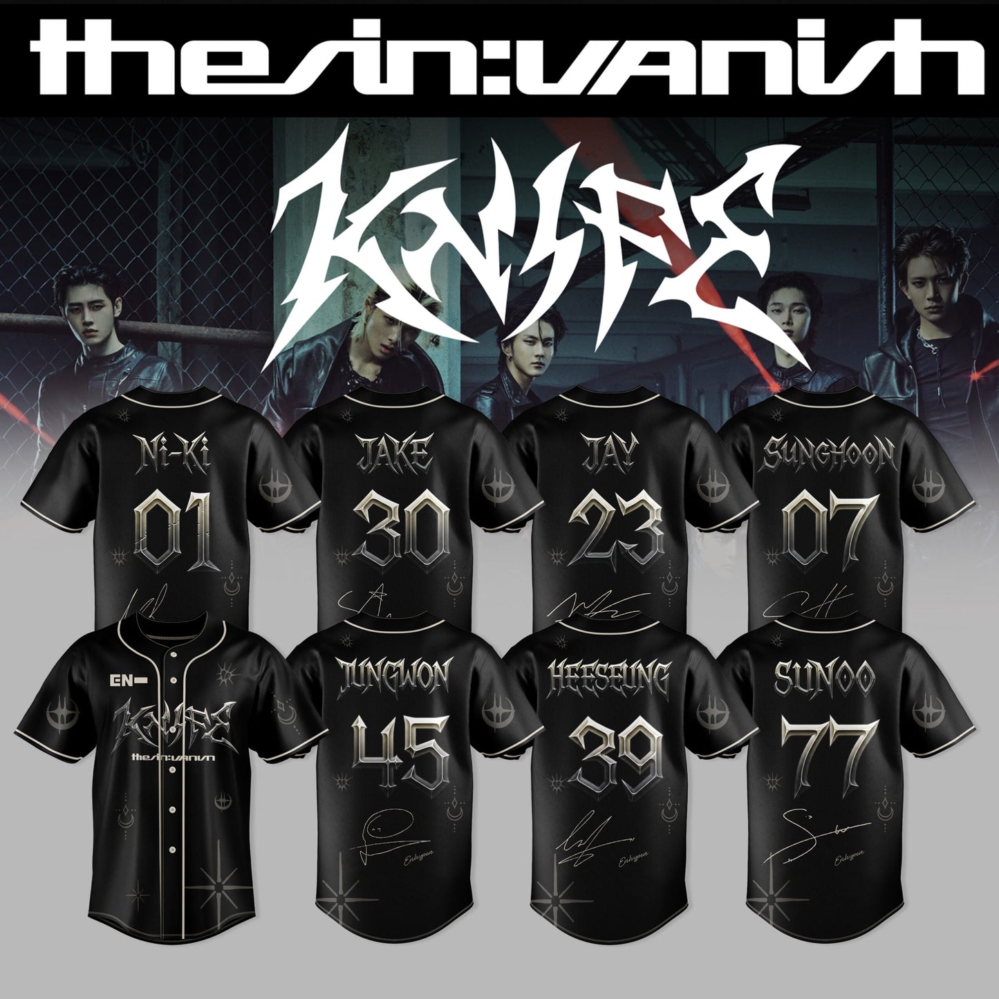 ENHYPEN ™THE SIN : VANISH˜ “ Knife Limited Jersey