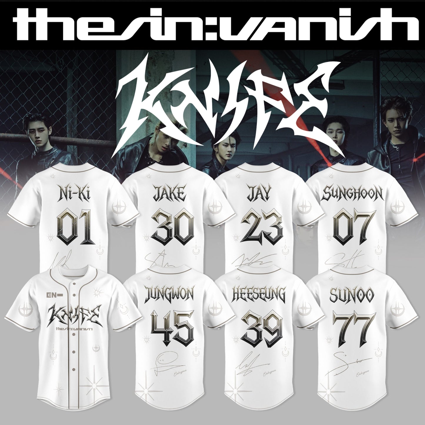 ENHYPEN ™THE SIN : VANISH˜ “ Knife Limited Jersey
