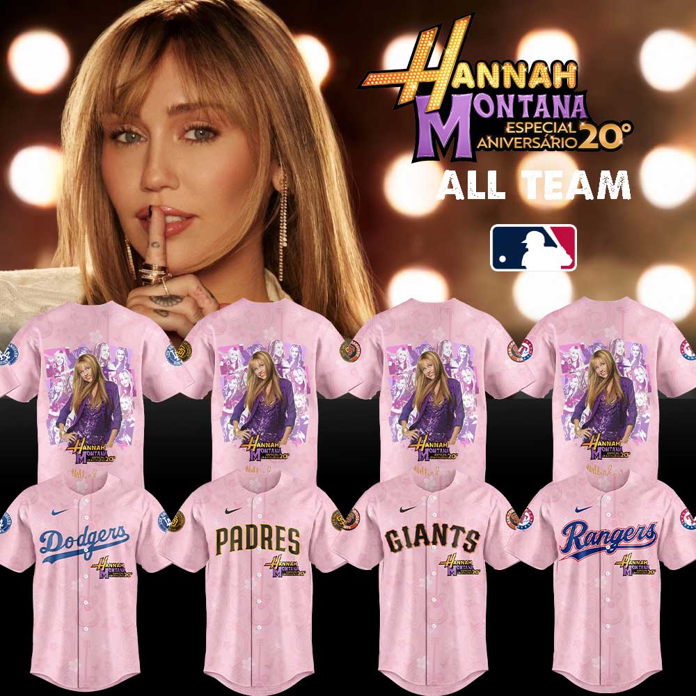 All Team MLB X Hannah Montana 20th Anniversary Signature Jersey