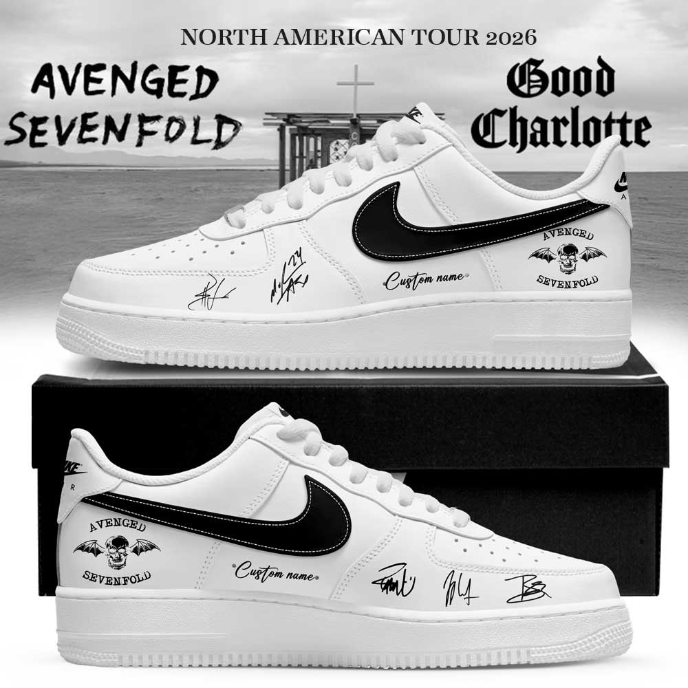 Avenged Sevenfold North American Tour 2026 Signature Custom Name Shoes