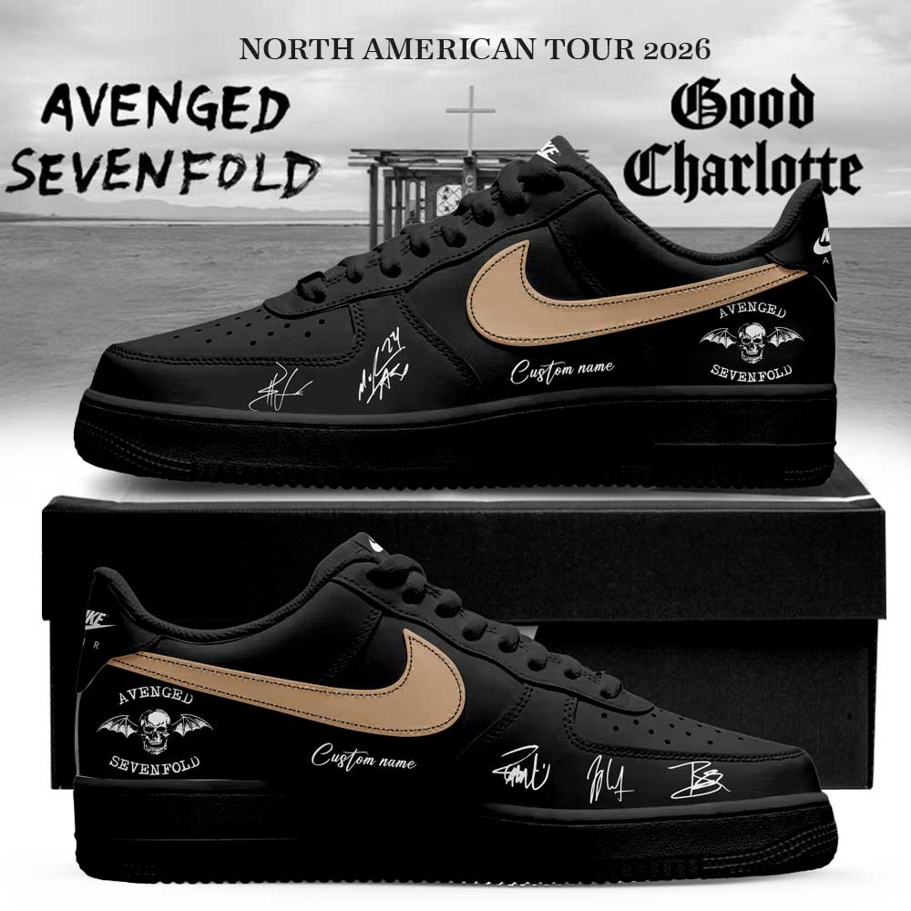 Avenged Sevenfold North American Tour 2026 Signature Custom Name Shoes