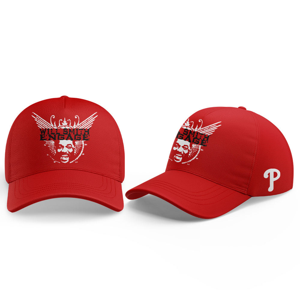 Will Smith Rocked a Red Phillies Jersey + Phillies Hat during his performance at the One Philly Unity Concert for America Hoodie