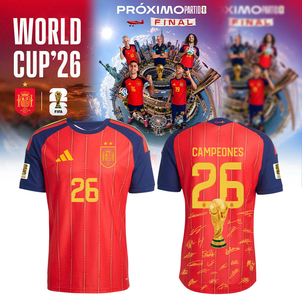 Spain Jersey Champions World Cup 2026 Edition Limited