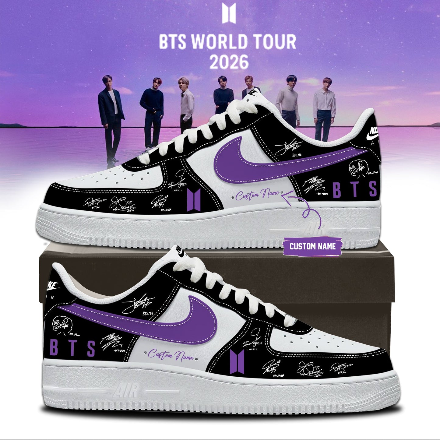 BTS Comeback & World Tour 2026 Limited Edition Signature “ Shoes