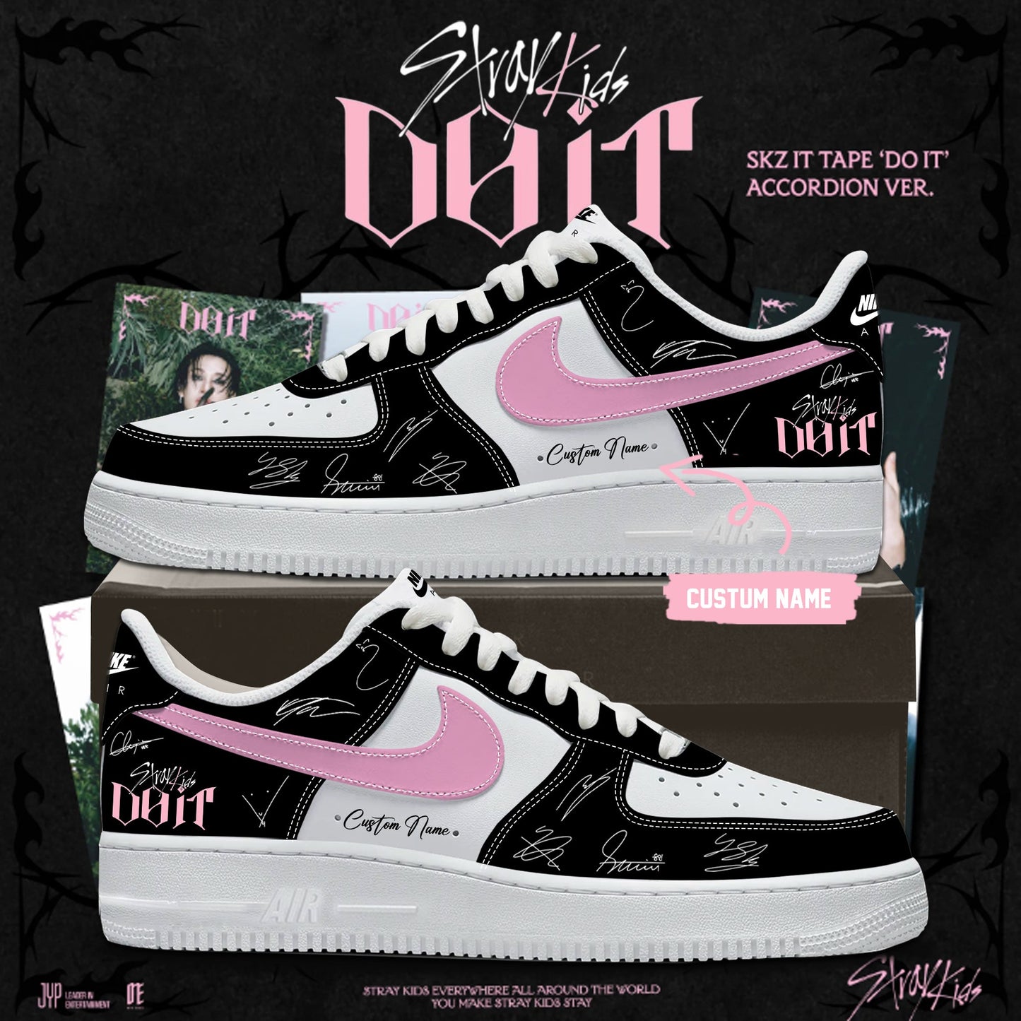 Stray Kids “ DO IT Limited Edition Signature “ Shoes 1