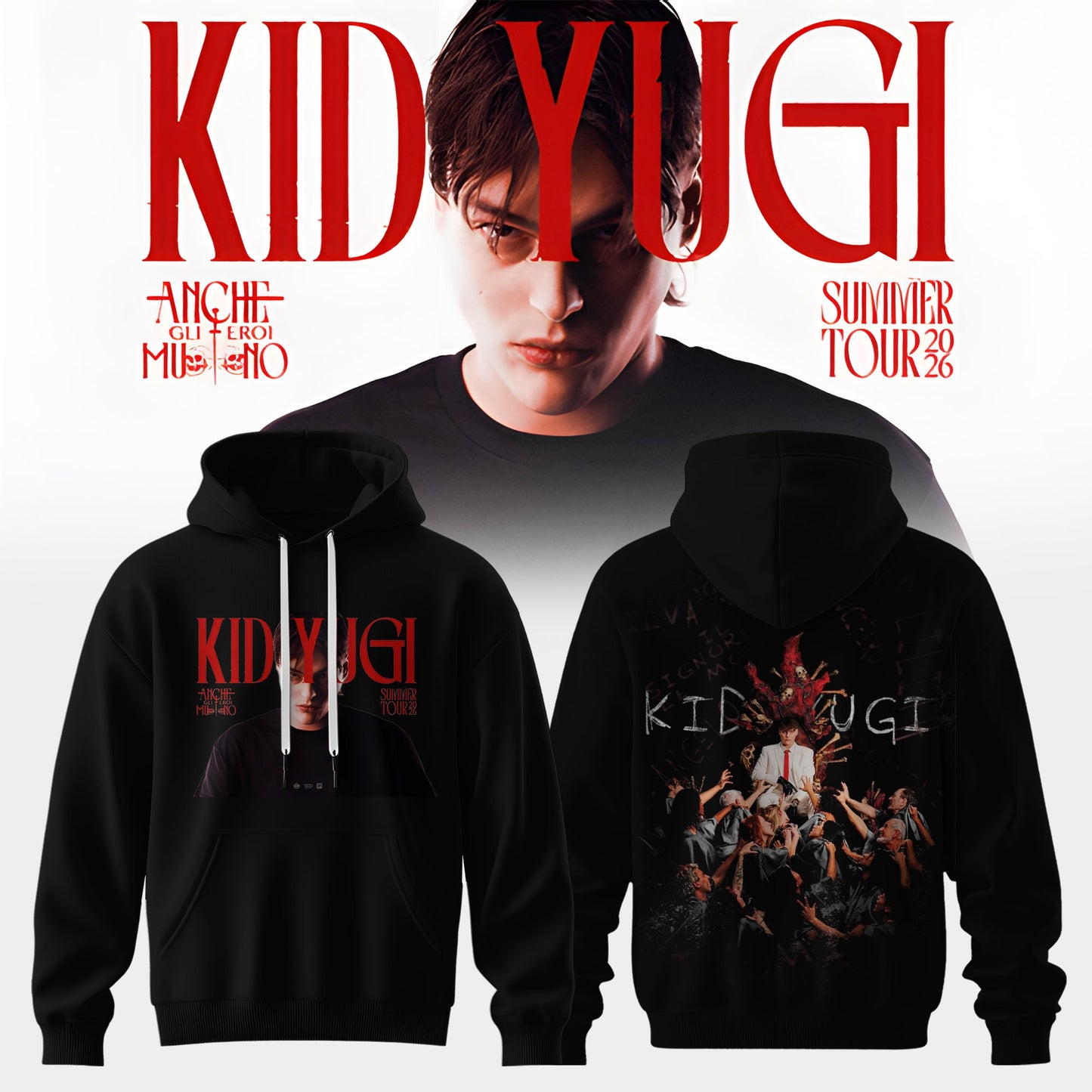 Kid Yugi – Summer Tour 2026 Limted Hoodie