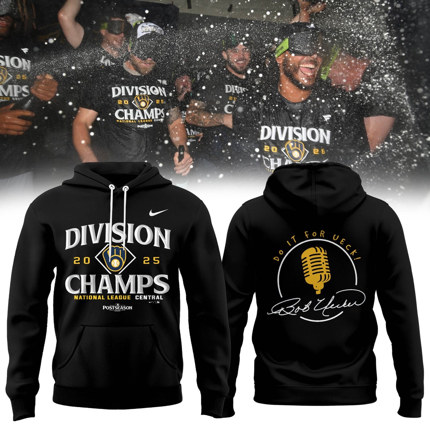 DO IT FOR UECK! The 2025 Brewers™ playoff merch Hoodie