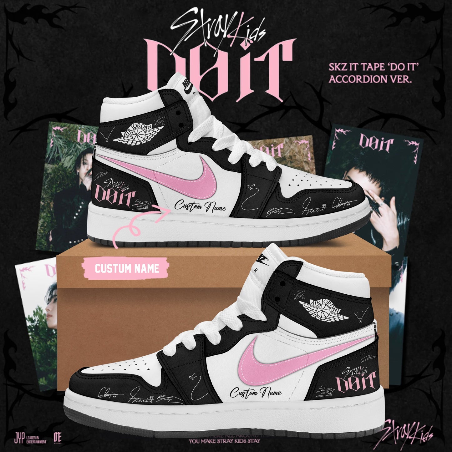 Stray Kids “ DO IT Limited Edition Signature “ Shoes