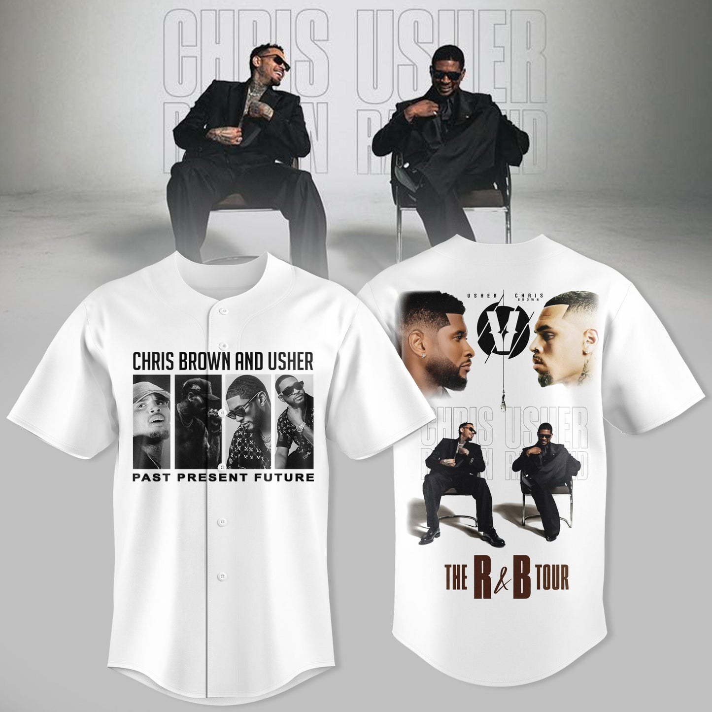 Chris Brown and Usher – The R&B Tour Edition Jersey