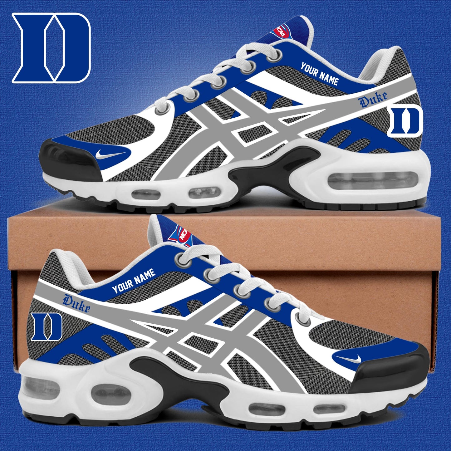 Duke Football 2025 Air Max Plus Sneakers Limited Edition