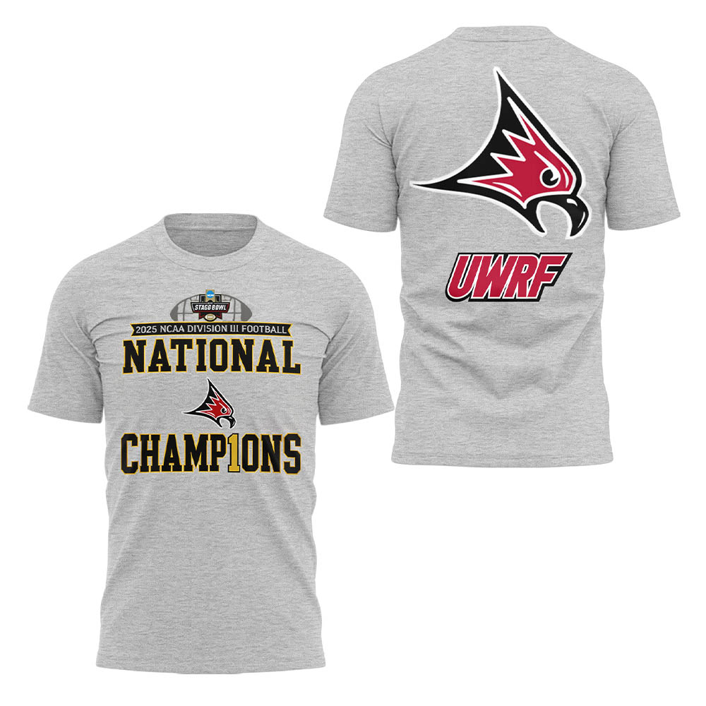 Limited Edition Falcon Football 2025 NCAA Division III National Champions TShirt