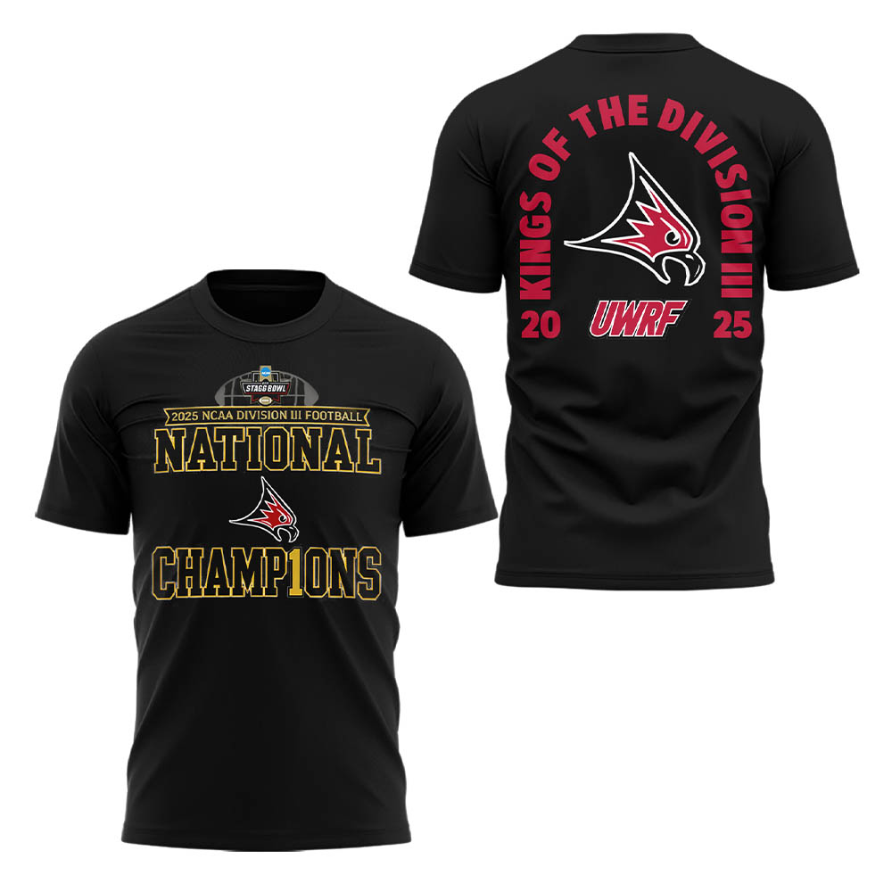 Limited Edition Falcon Football 2025 NCAA Division III National Champions TShirt