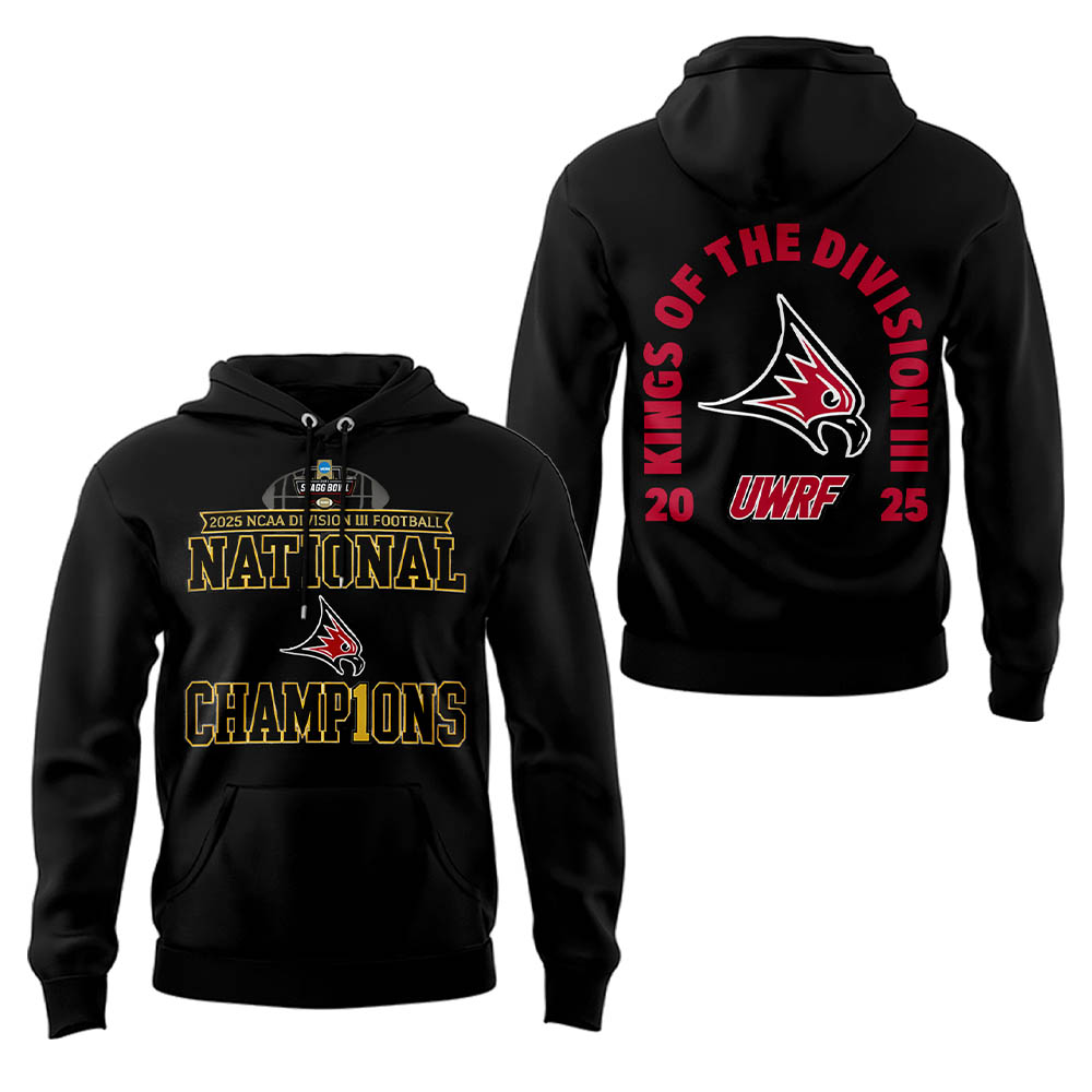 Limited Edition Falcon Football 2025 NCAA Division III National Champions Hoodie