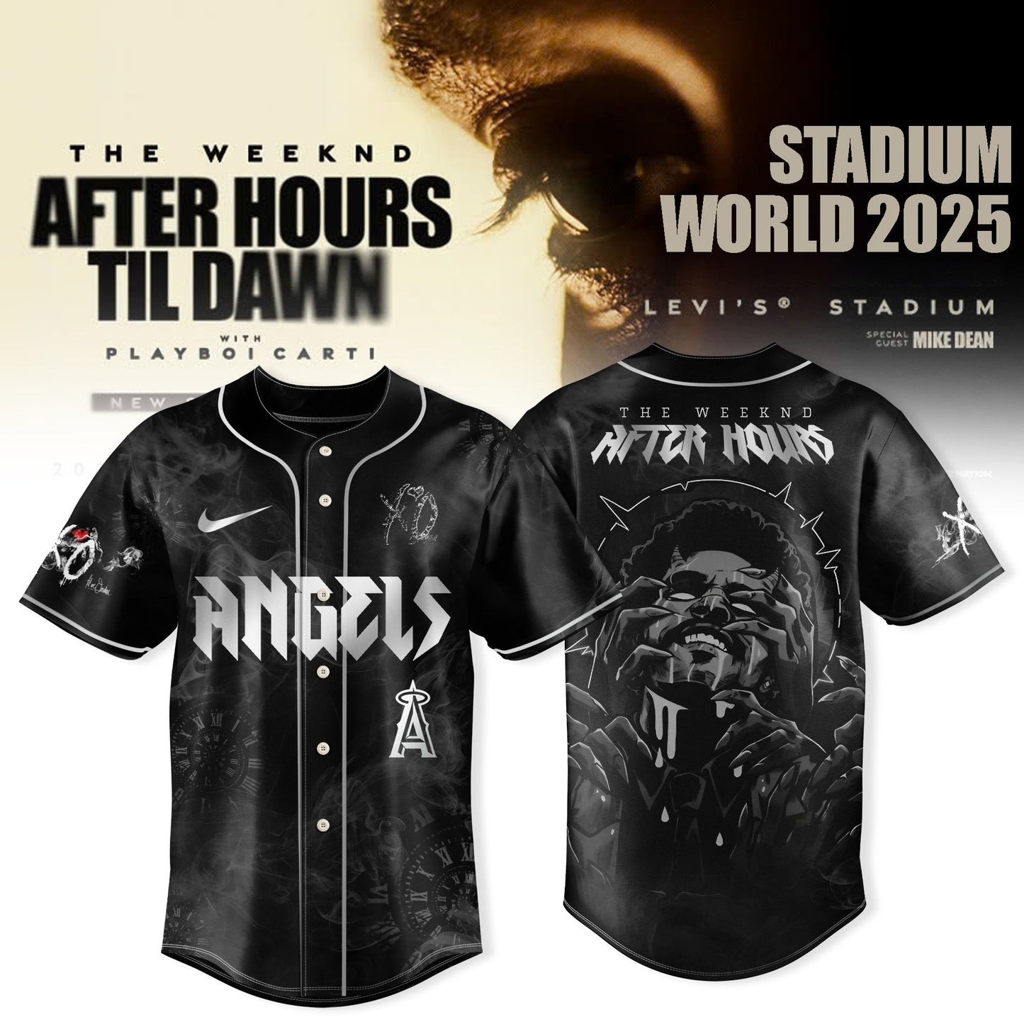 Los Angeles Angels x After Hours Til Dawn 2025 “ The Weeknd