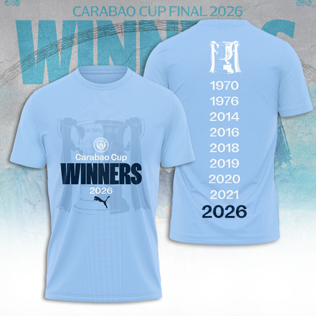Manchester City Carabao Cup Winner™s 2026 3D Apparel