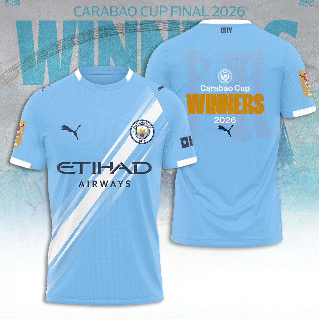 Manchester City Carabao Cup Winner™s 2026 3D Apparel
