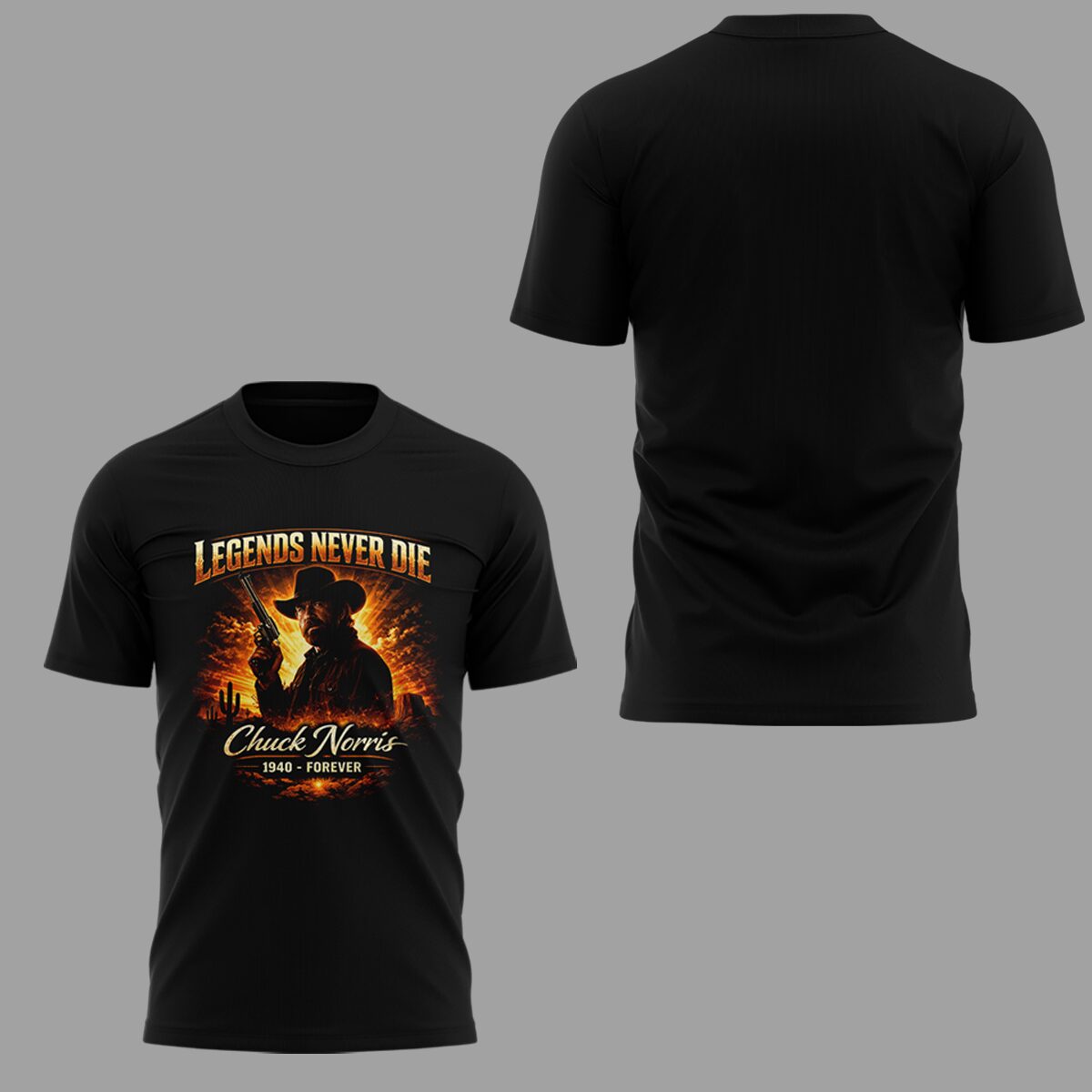 REST IN PEACE ðŸ–¤ðŸ•Šï¸ Chuck Norris TShirt