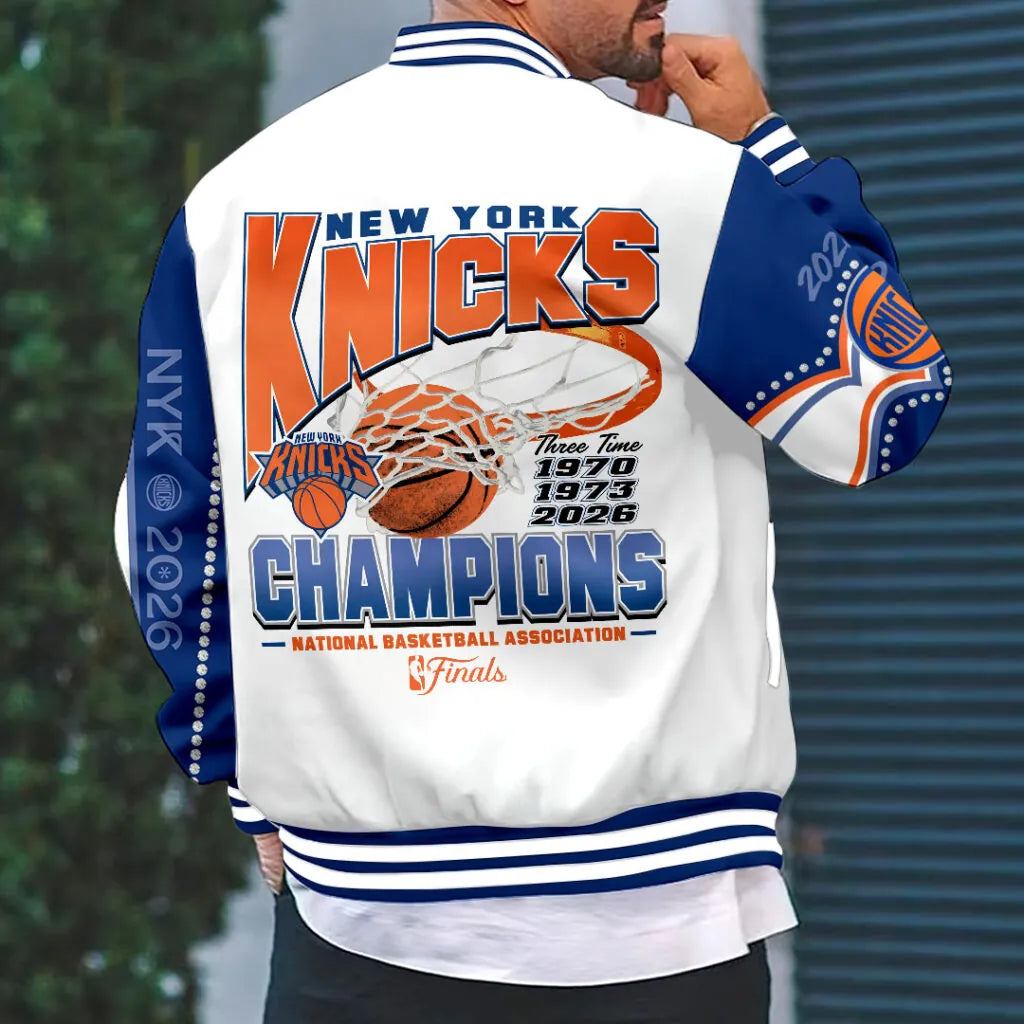 New York Knicks 2026 NBA Champions Bomber Jacket