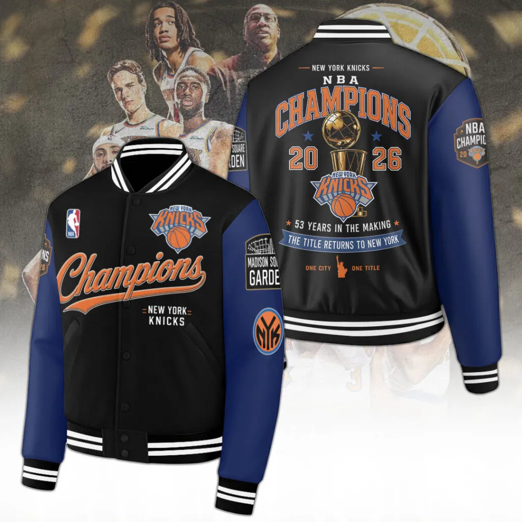 New York Knicks 2026 NBA Champions Bomber Jacket