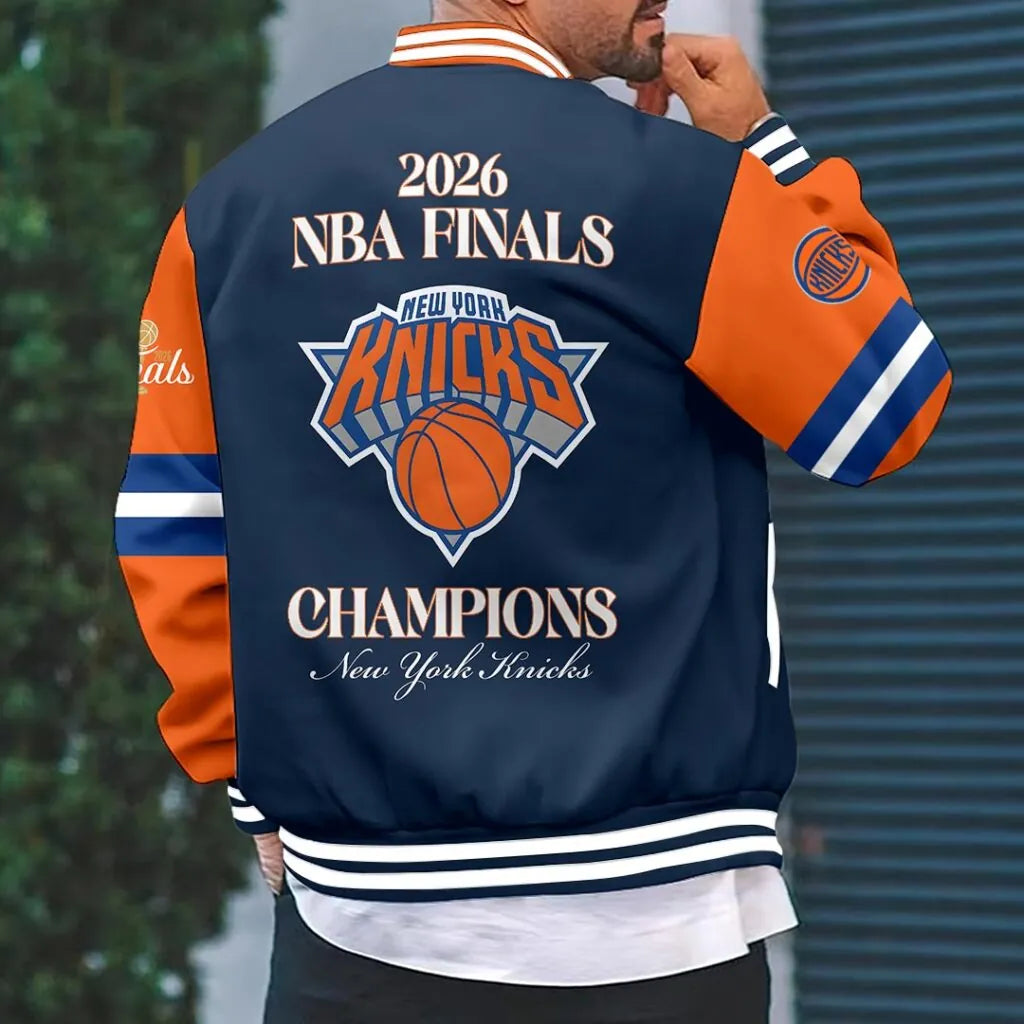 New York Knicks 2026 NBA Champions Bomber Jacket