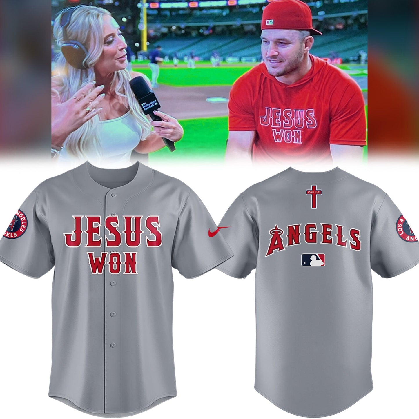 Los Angeles Angels Limited Edition Jesus Won Jersey âœï¸âš¾