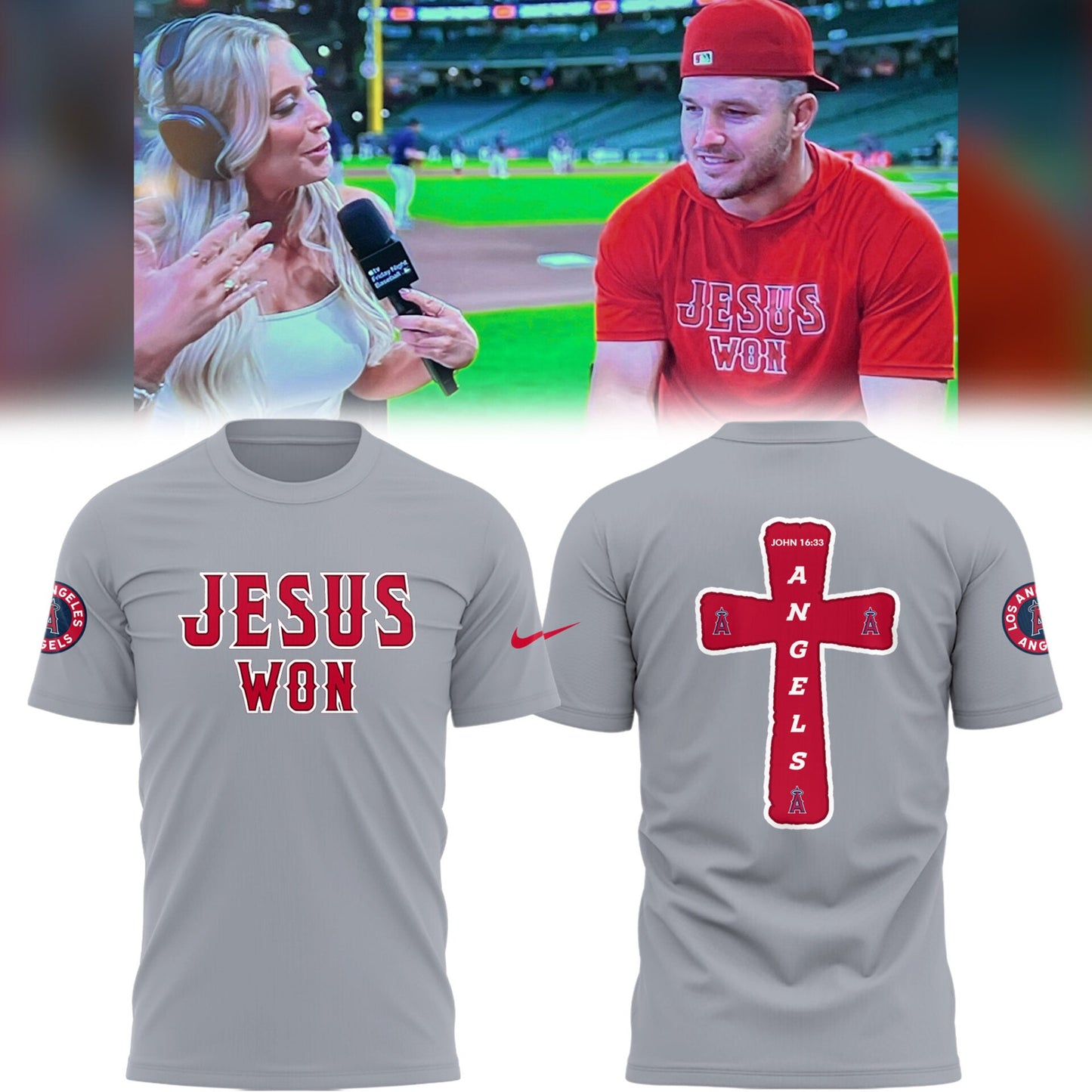 Los Angeles Angels Limited Edition Jesus Won T-Shirt