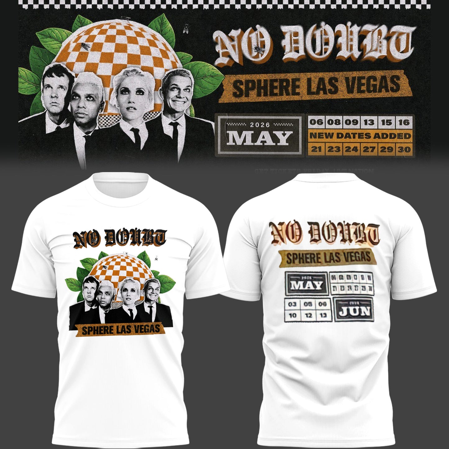 Limited Edition No Doubt Live at Sphere 2026 Shirt