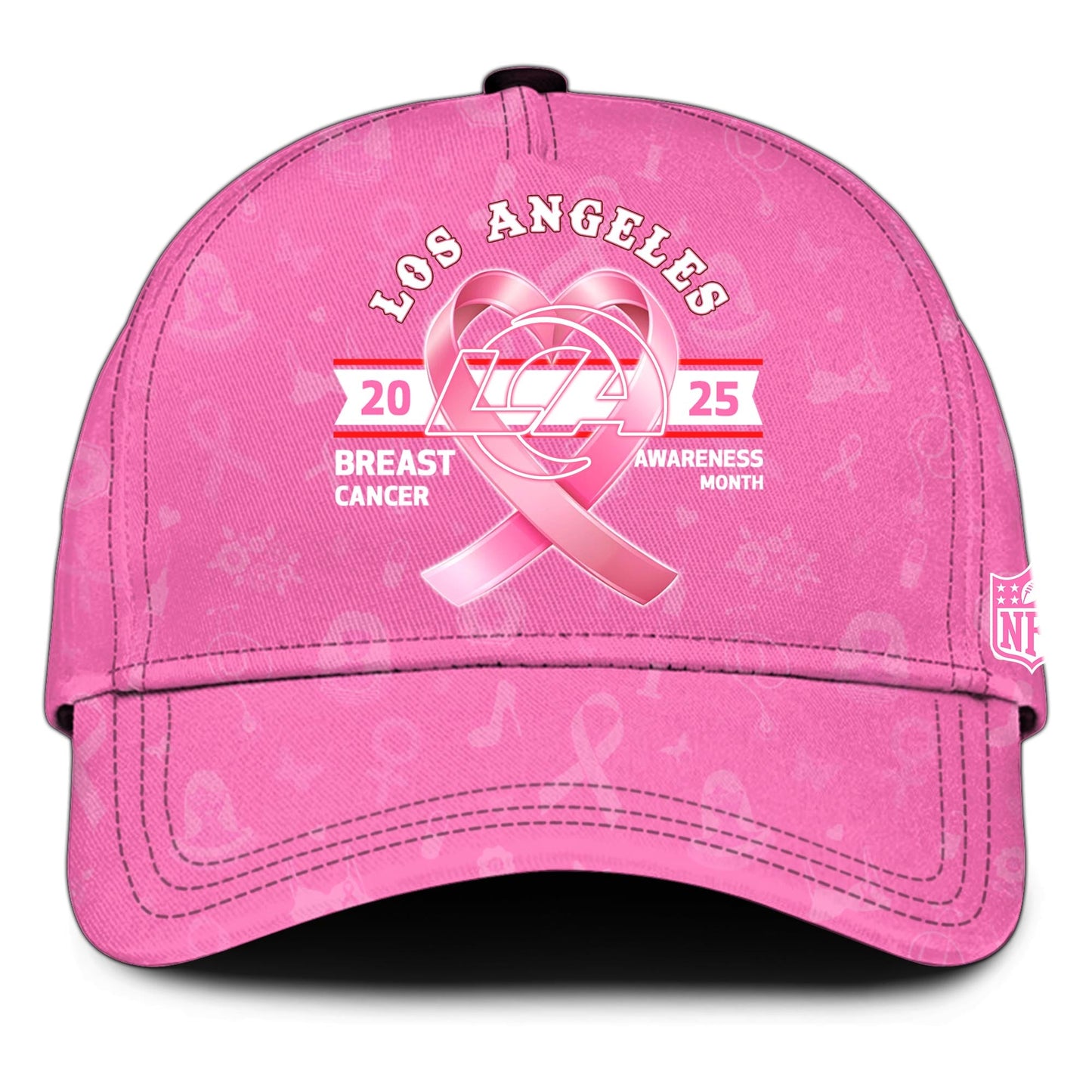 Los Angeles Rams Special Breast Cancer Awareness Month Limited Edition Hoodie 2025