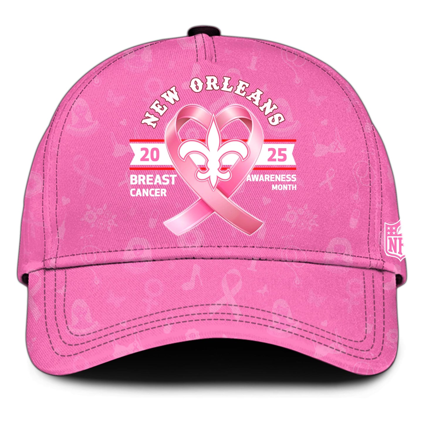 New Orleans Saints Special Breast Cancer Awareness Month Limited Edition Hoodie 2025